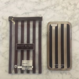 Henri Bendel iPhone 6/6s centennial stripe case.